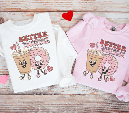 Better Together Valentines Day Graphic Sweatshirt - Swain Co. Designs & Apparel