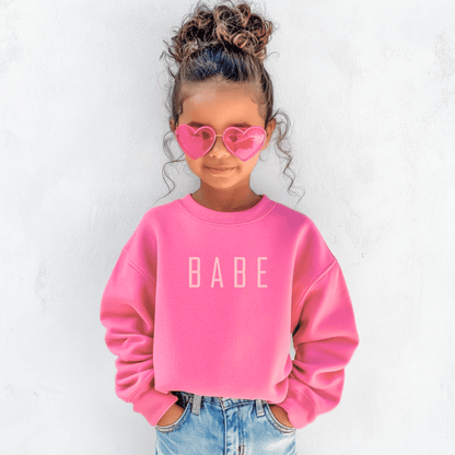 BABE Toddler and Youth Crewneck Sweatshirt