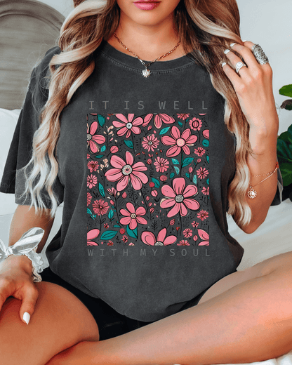 It Is Well With My Soul Graphic  T-shirt