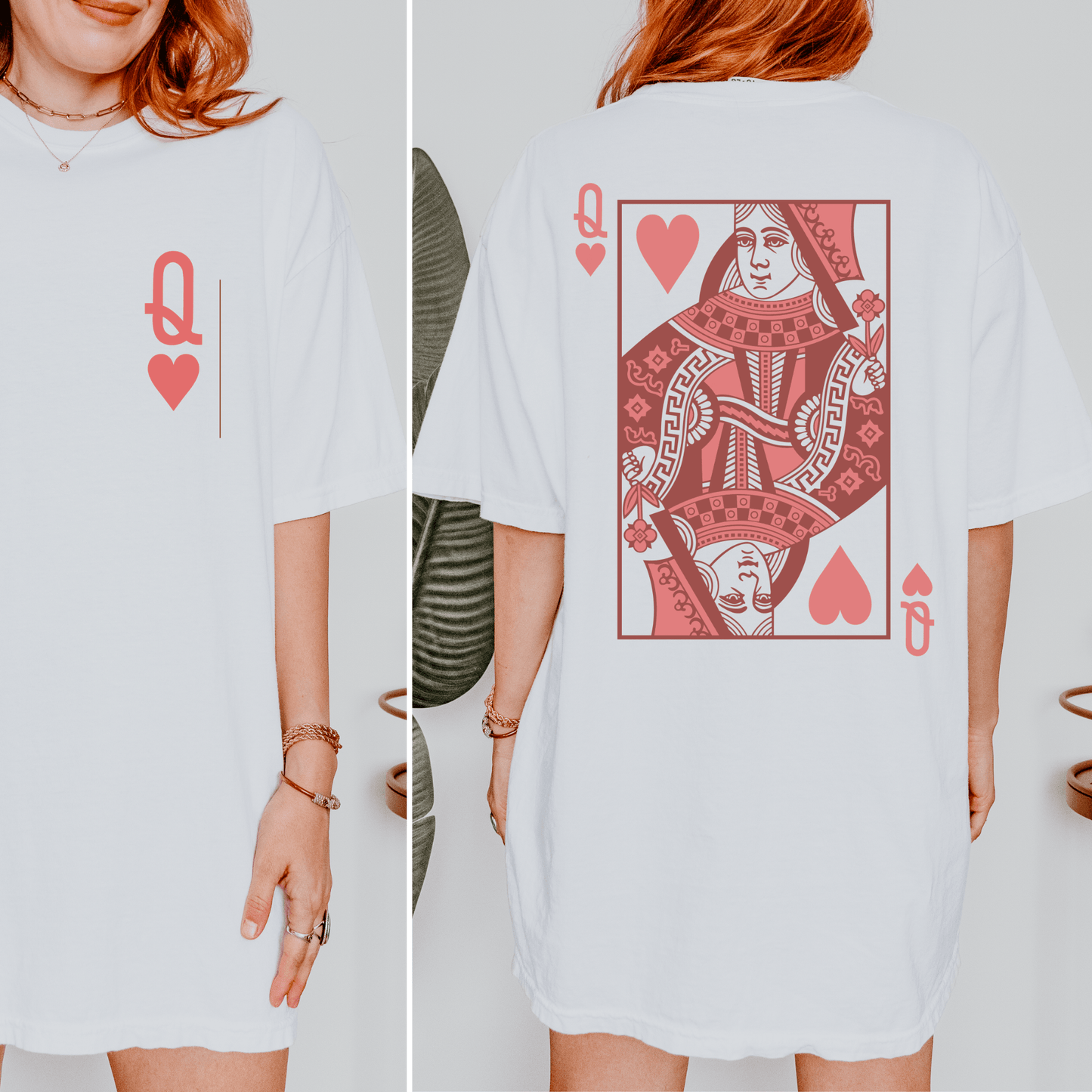 Queen of Hearts  Tee