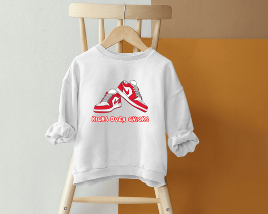 Kicks before Chicks Boys Valentine’s T-Shirt