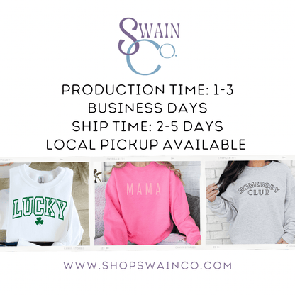 Game Day Bow Baseball T-Shirt or Crewneck Sweatshirt