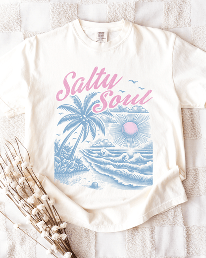 Salty Soul Beach Oversized T-Shirt
