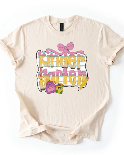 Back to School Shirt – First Day of School Tee – Preschool to 5th Grade Shirt – Youth & Toddler Sizes – Grade Level T-Shirt