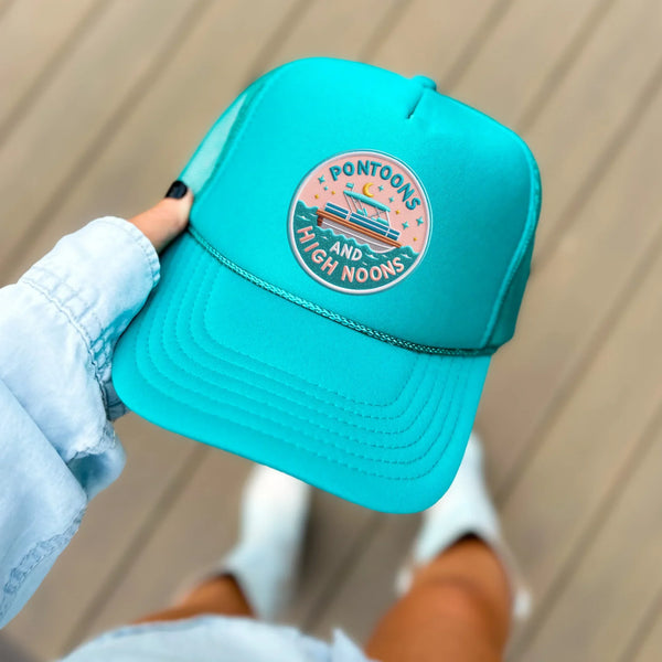 Pontoons and High Noons Trucker Hat – Lake Hair, Don display picture 1