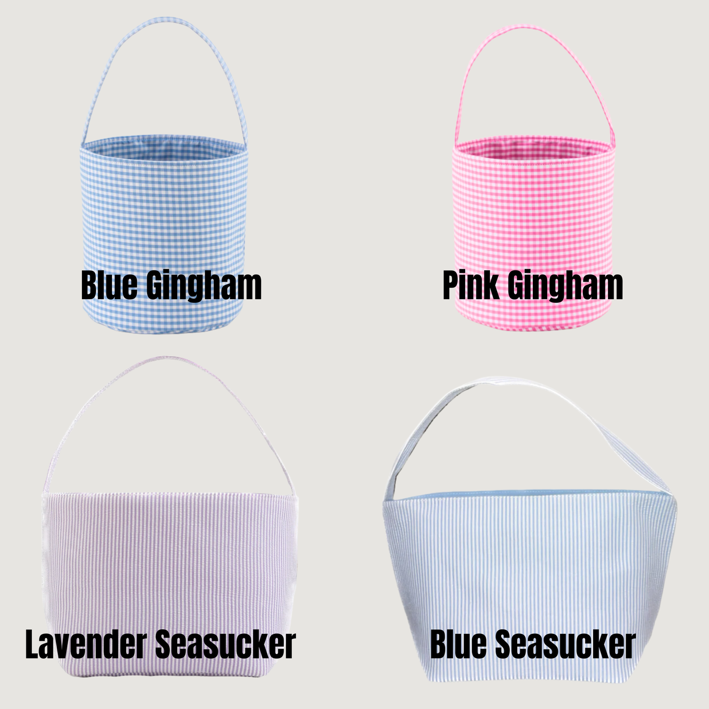 Custom Embroidered Easter Basket | Personalized Bunny Basket | Kids Easter Gift | Name Easter Bucket | Baby’s First Easter Basket