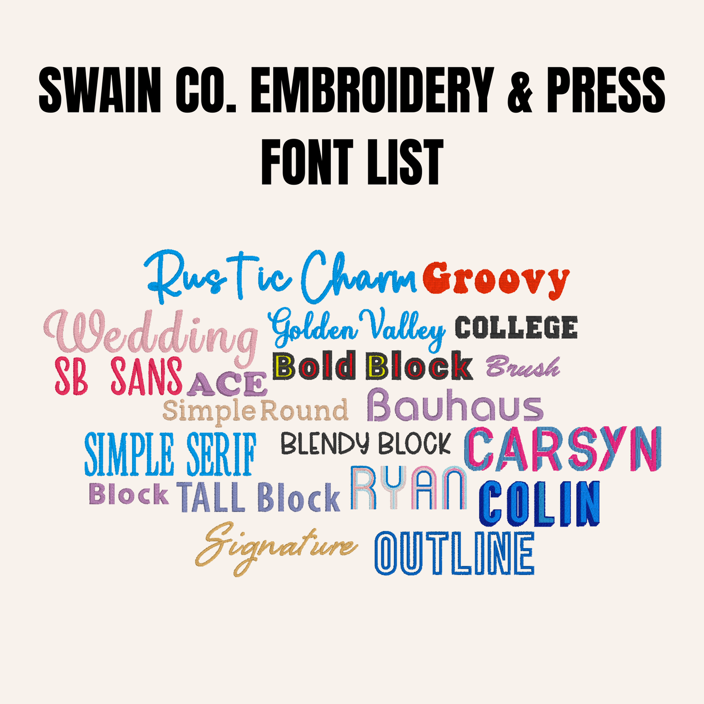 Custom Embroidered Round Bag Tag – Personalized Name Luggage Tag – Monogram Travel Tag – Backpack ID Tag – Kids School Bag Tag