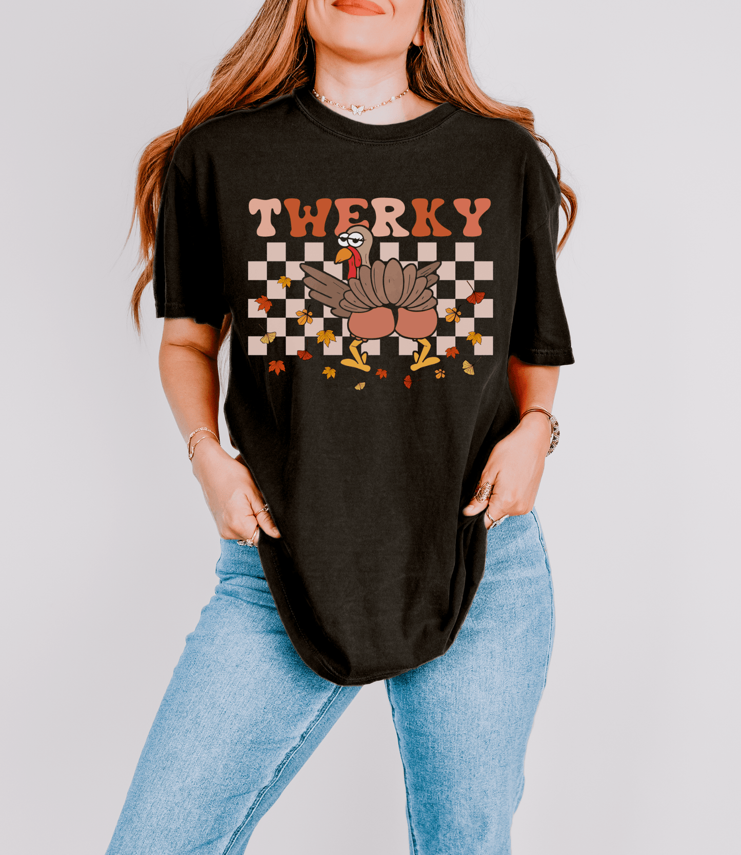 Twerky Turkey Tee or Crewneck Sweatshirt - Swain Co. Designs & Apparel