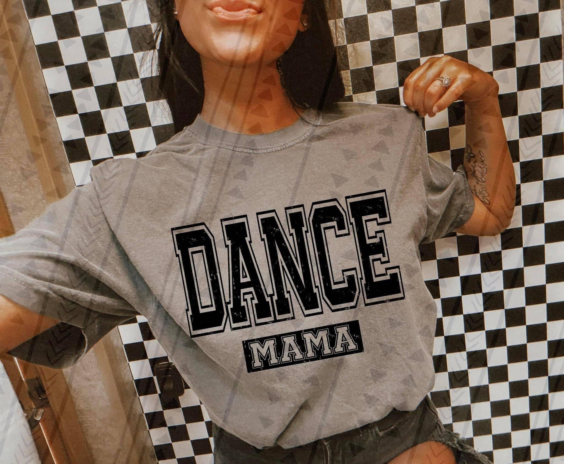 Dance Mama Varsity Tee or Crewneck Sweatshirt - Swain Co. Designs & Apparel