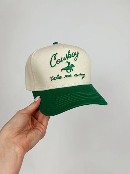 Cowboy Take Me Away Embroidered Hat, Western Baseball Cap, Country Girl Hat, Cowgirl Aesthetic, Rodeo Hat