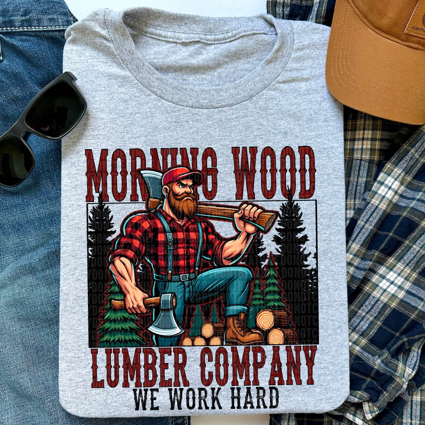 Morning Wood Lumber Company Tee - Swain Co. Designs & Apparel