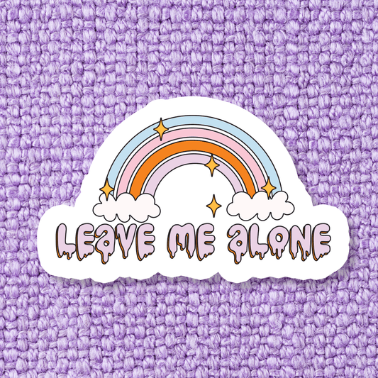 Leave Me Alone Sticker - Swain Co. Designs & Apparel