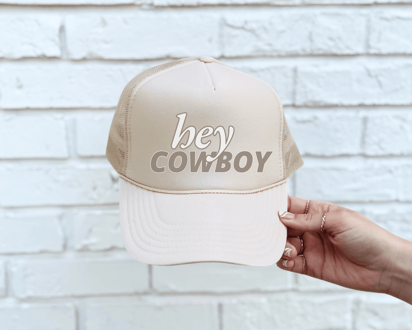 Hey Cowboy Trucker Hat - Swain Co. Designs & Apparel