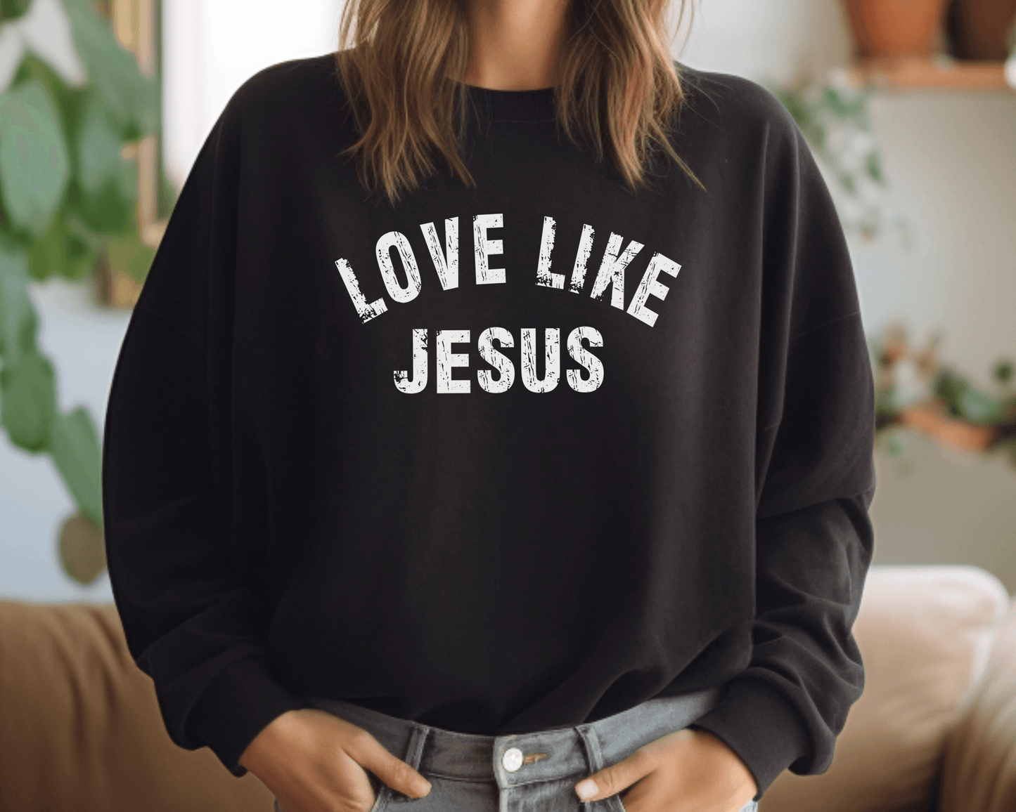 Love Like Jesus Tee or Crewneck Sweatshirt - Swain Co. Designs & Apparel